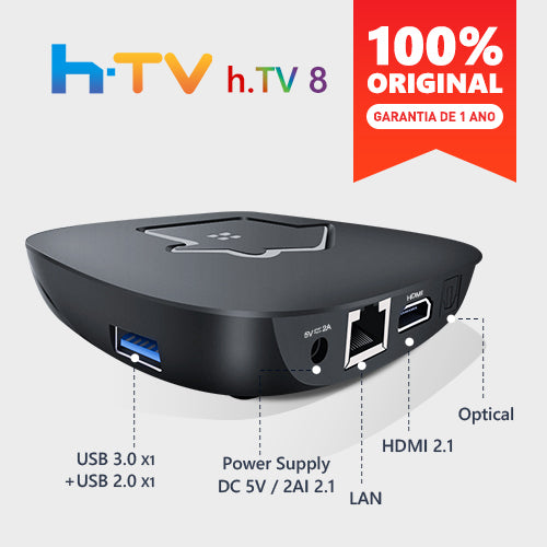 NOVO HTV H8, Original, Testado E Configurado