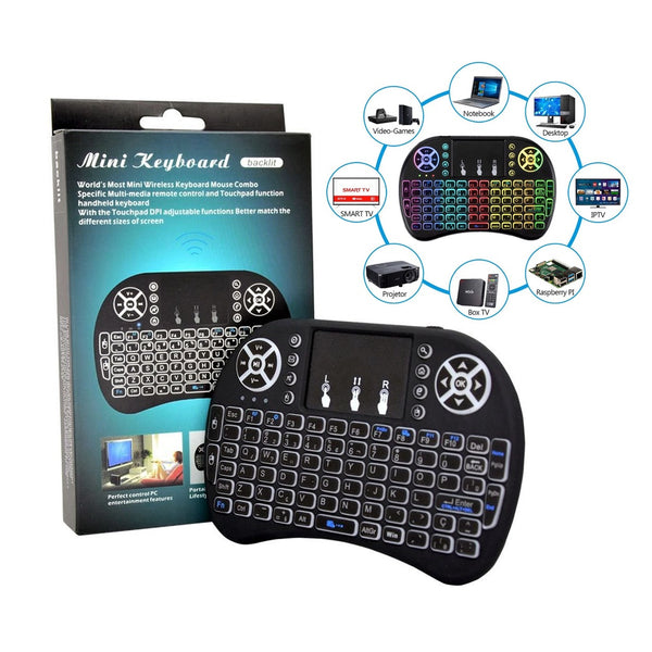 Mini Teclado Controle Sem Fio Para Smart Tv E Tv Box